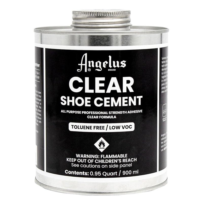 Angelus Shoe Glue 32oz - Industrial Strength Clear Sole Adhesive for Sneakers, Boots, & More, 1 Quart - Image 1
